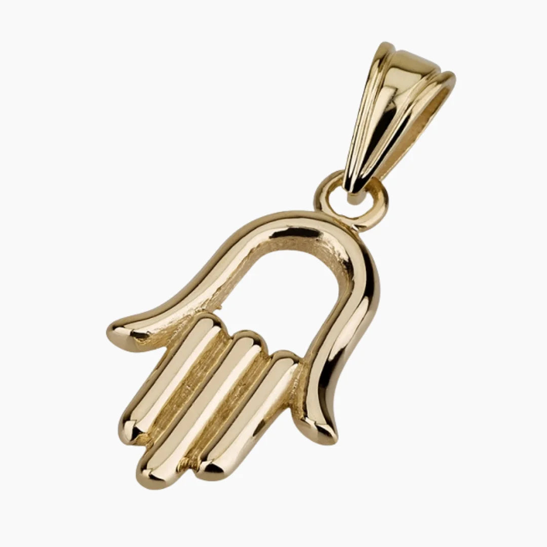 Colgante Heritage de oro de 14 quilates con forma de Hamsa