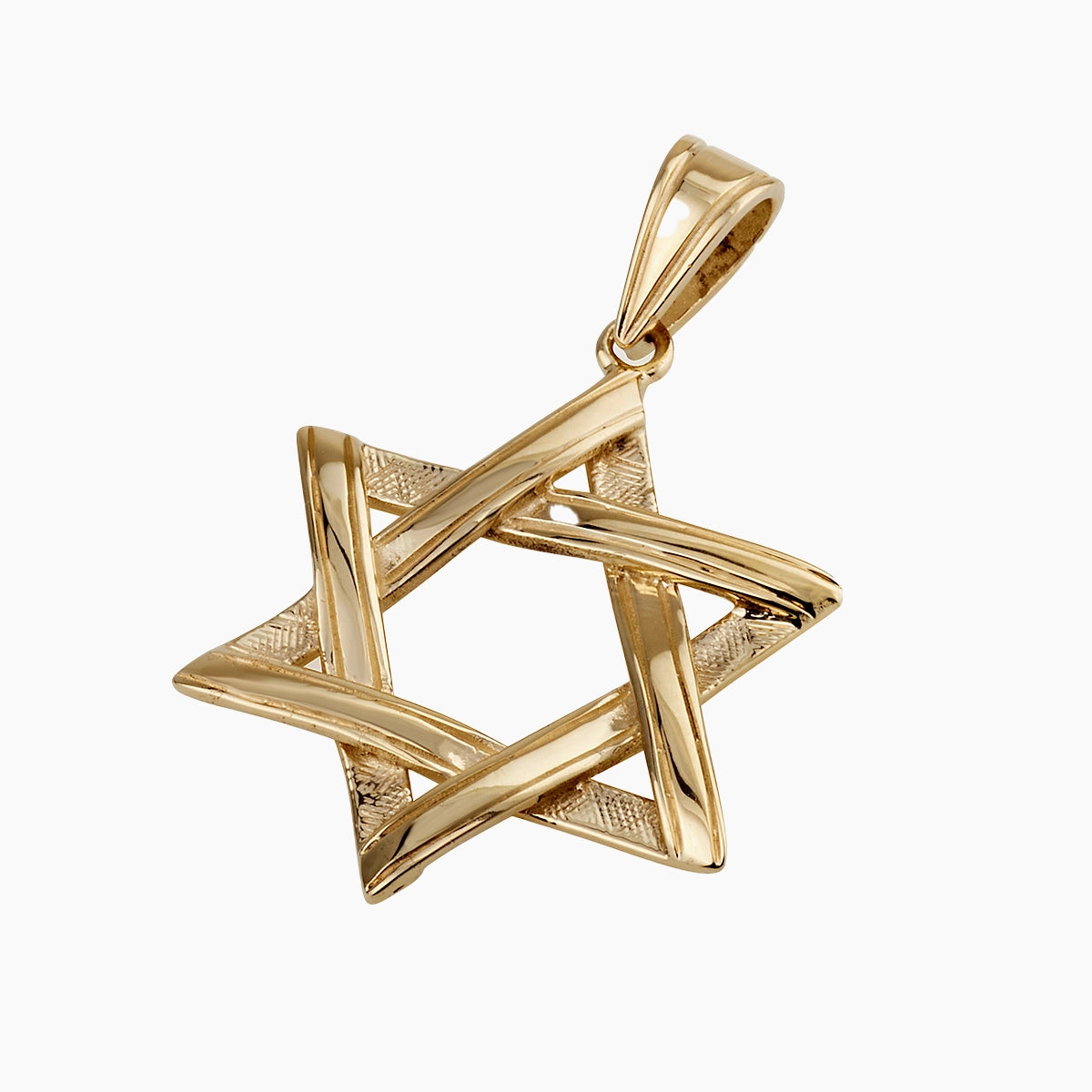 Amado y elegante colgante de estrella de David en oro de 14 quilates