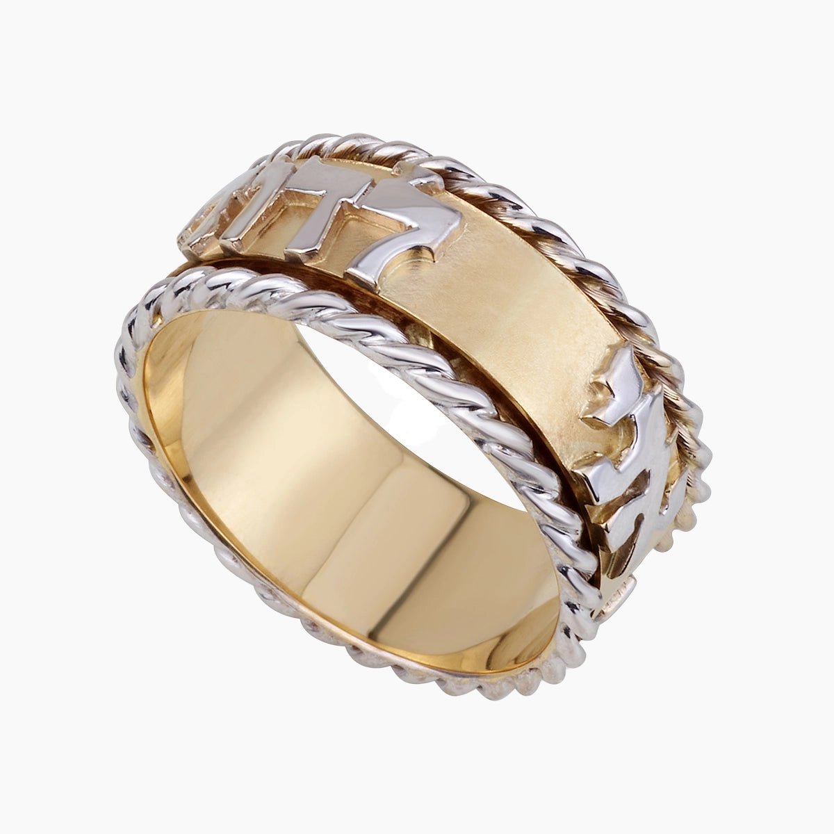 Anillo giratorio Ani Ledodi Heritage de oro de 14 quilates