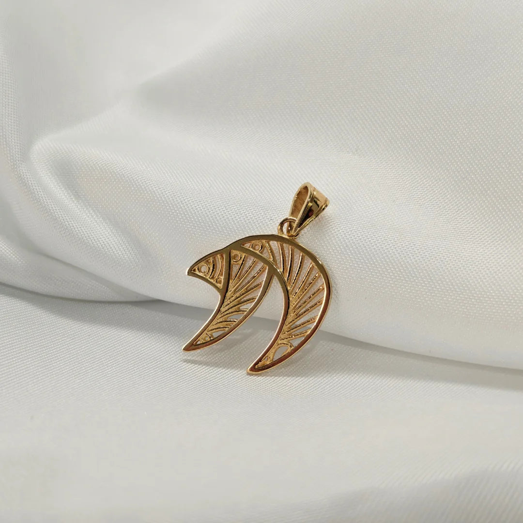 Colgante Chai de oro de 14 quilates Heritage