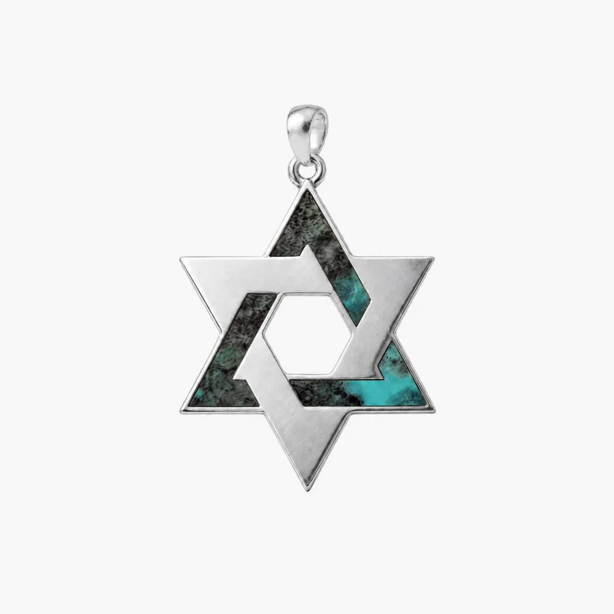 Ouro Branco 14K Azul Elétrico