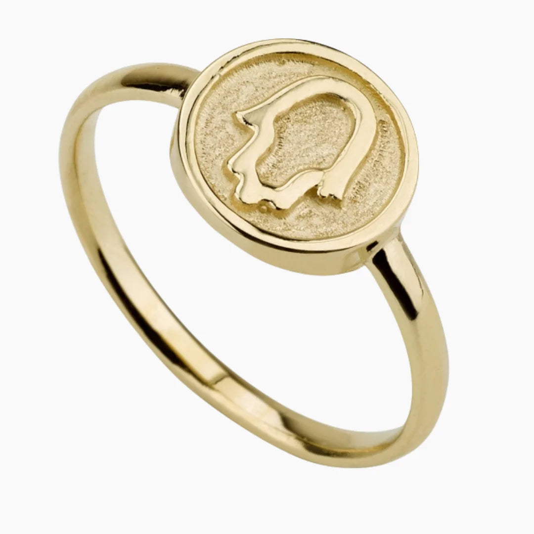 Solid 14K Gold Hamsa Ring
