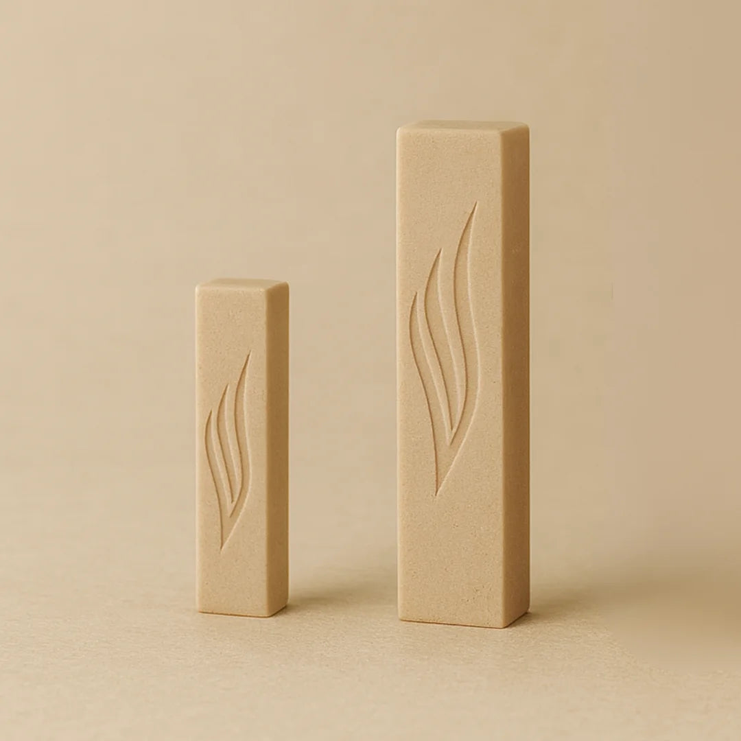 Modern Mineral Concrete Mezuzah - Concrete Collection