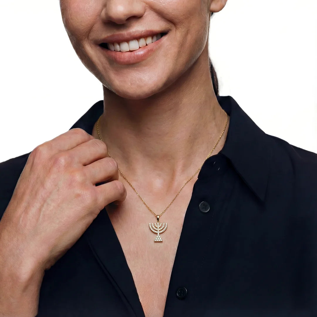 Classic Menorah Pendant