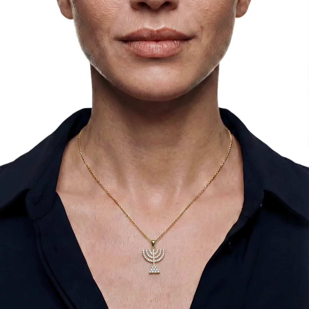 Classic Menorah Pendant