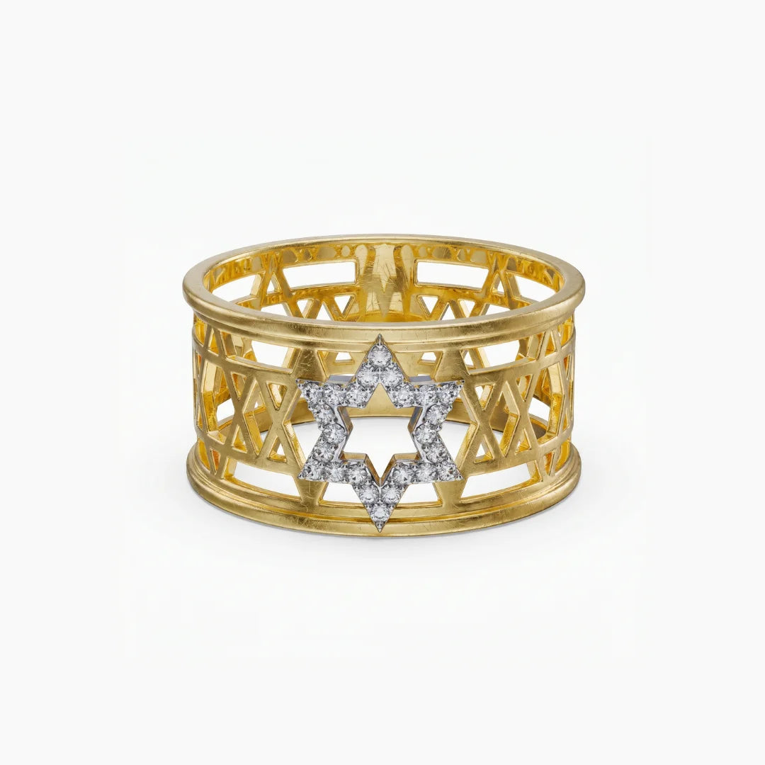 Star of David Eternal Ring