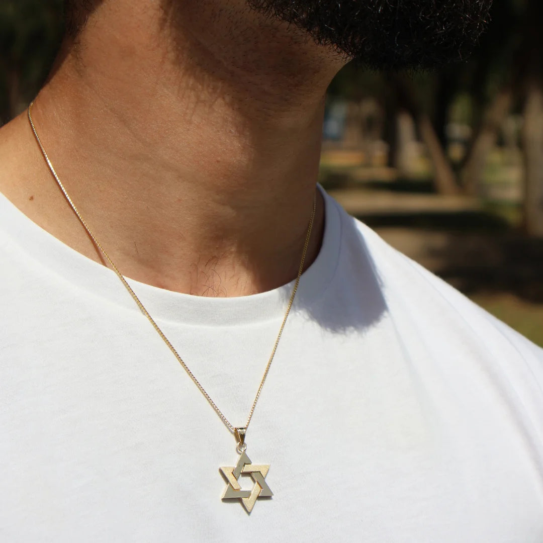 14K Gold Star of David