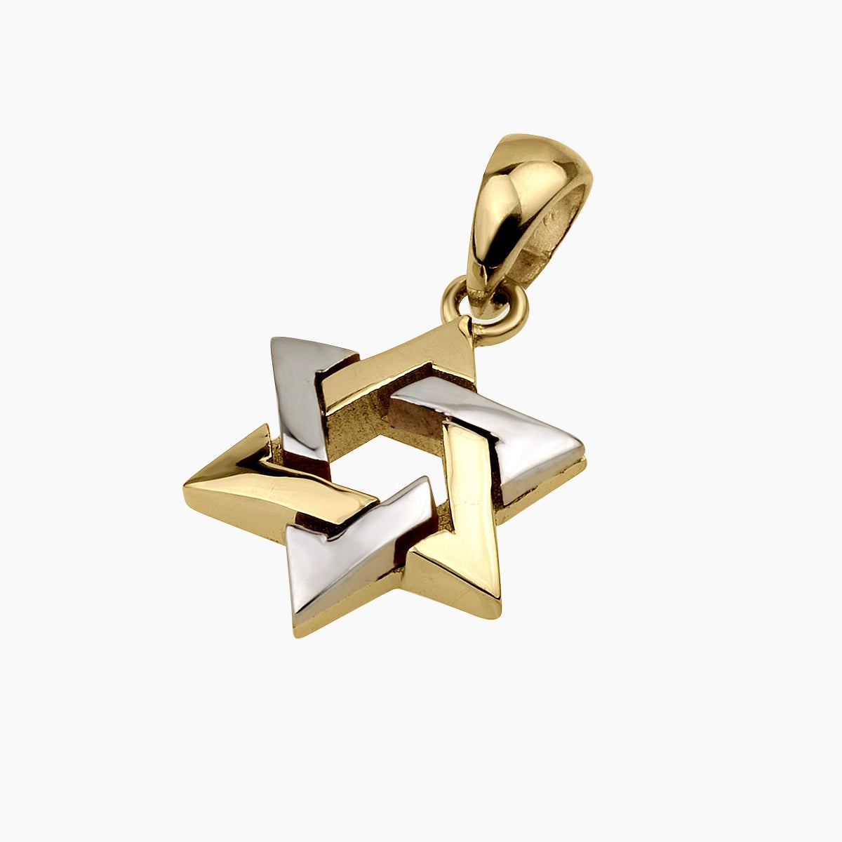 Harmonious 14K Gold Star of David Pendant