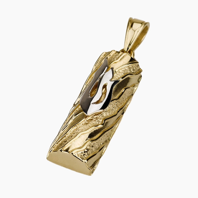 Pendentif Mezouza en or 14 carats Heritage