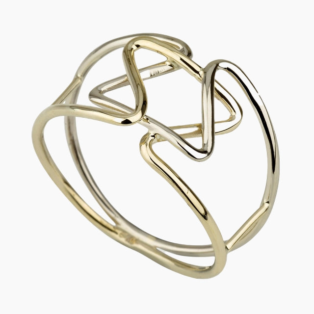 Devotion 14K Gold Star of David Ring