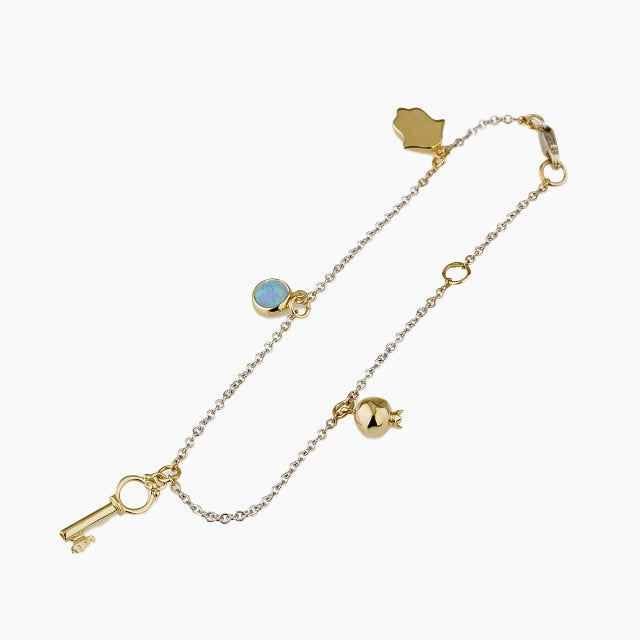 Heritage 14k gold Jewish Bracelet