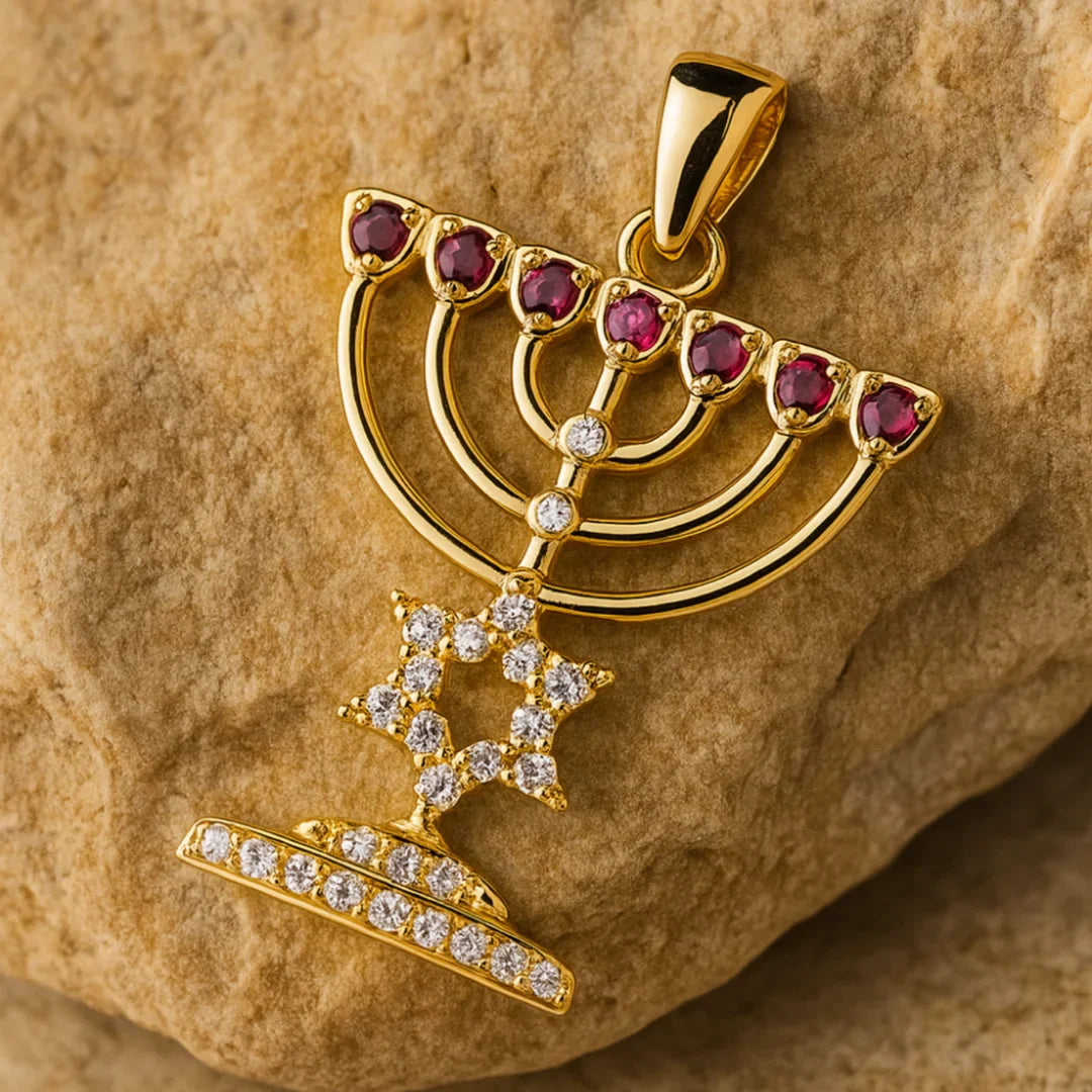 Menorah Jewelry: The 7 Branches of Light & Wisdom in Jewish Tradition