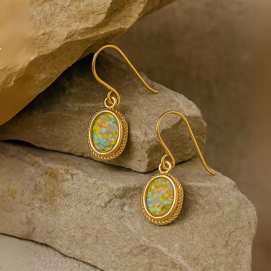Roman Glass Earrings