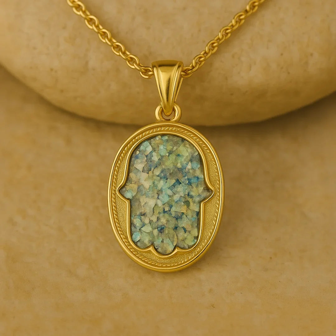 Roman Glass Pendants