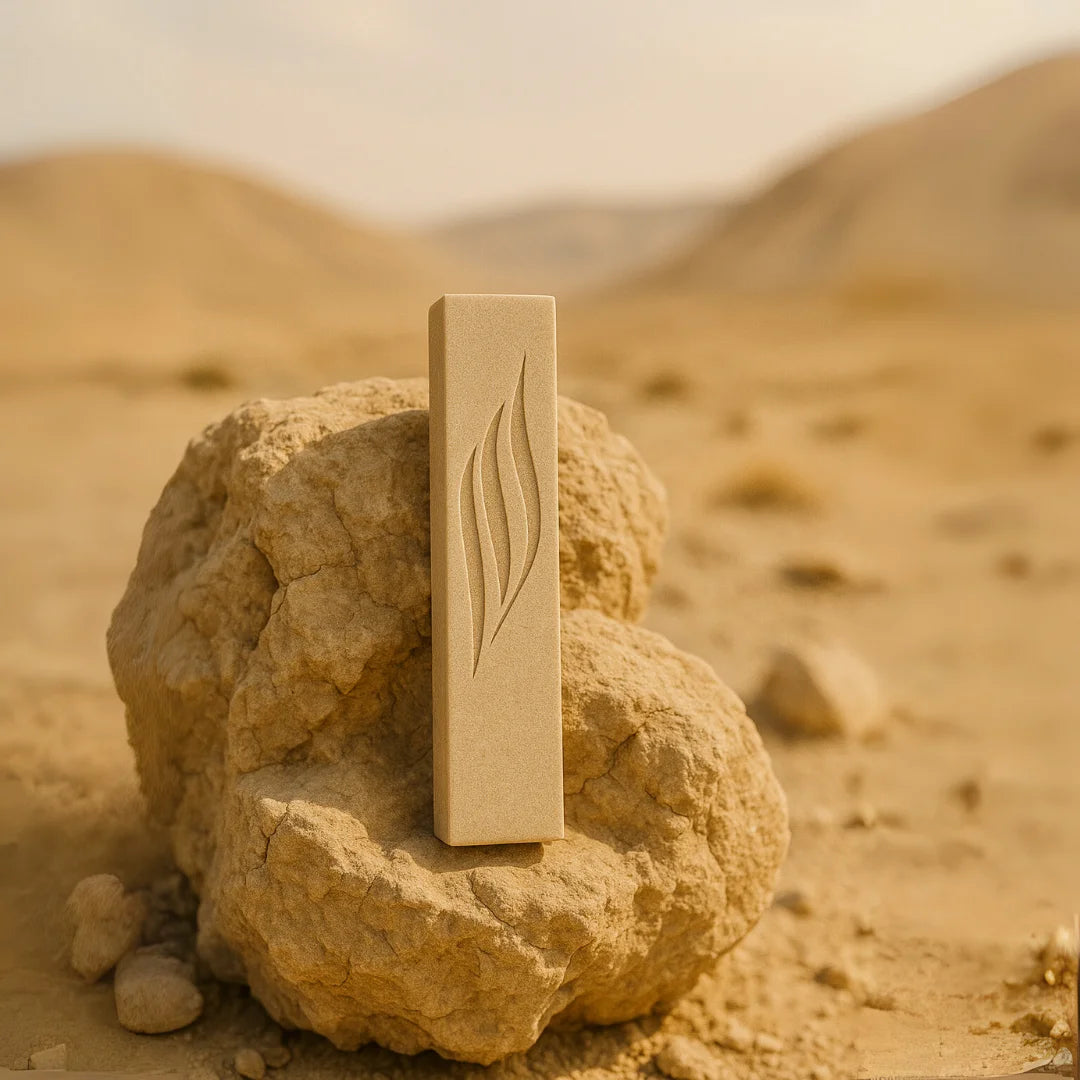 Modern Mineral Concrete Mezuzah - Concrete Collection