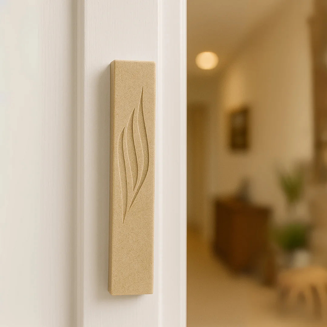 Modern Mineral Concrete Mezuzah - Concrete Collection