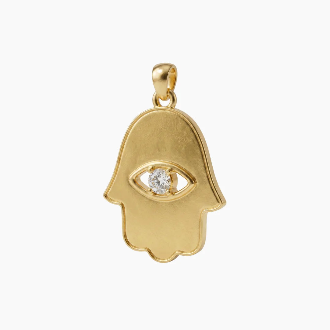Classic Hamsa & Evil Eye Pendant