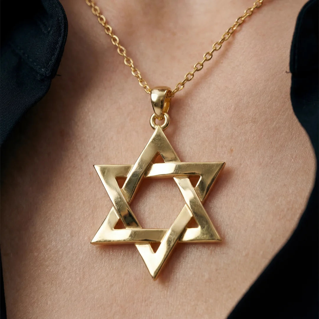 Pendentif Étoile de David entrelacée