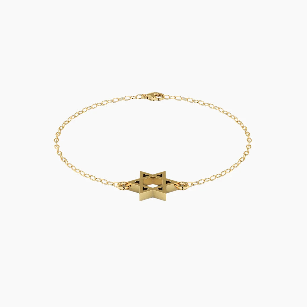 Star of David Chain Bracelet
