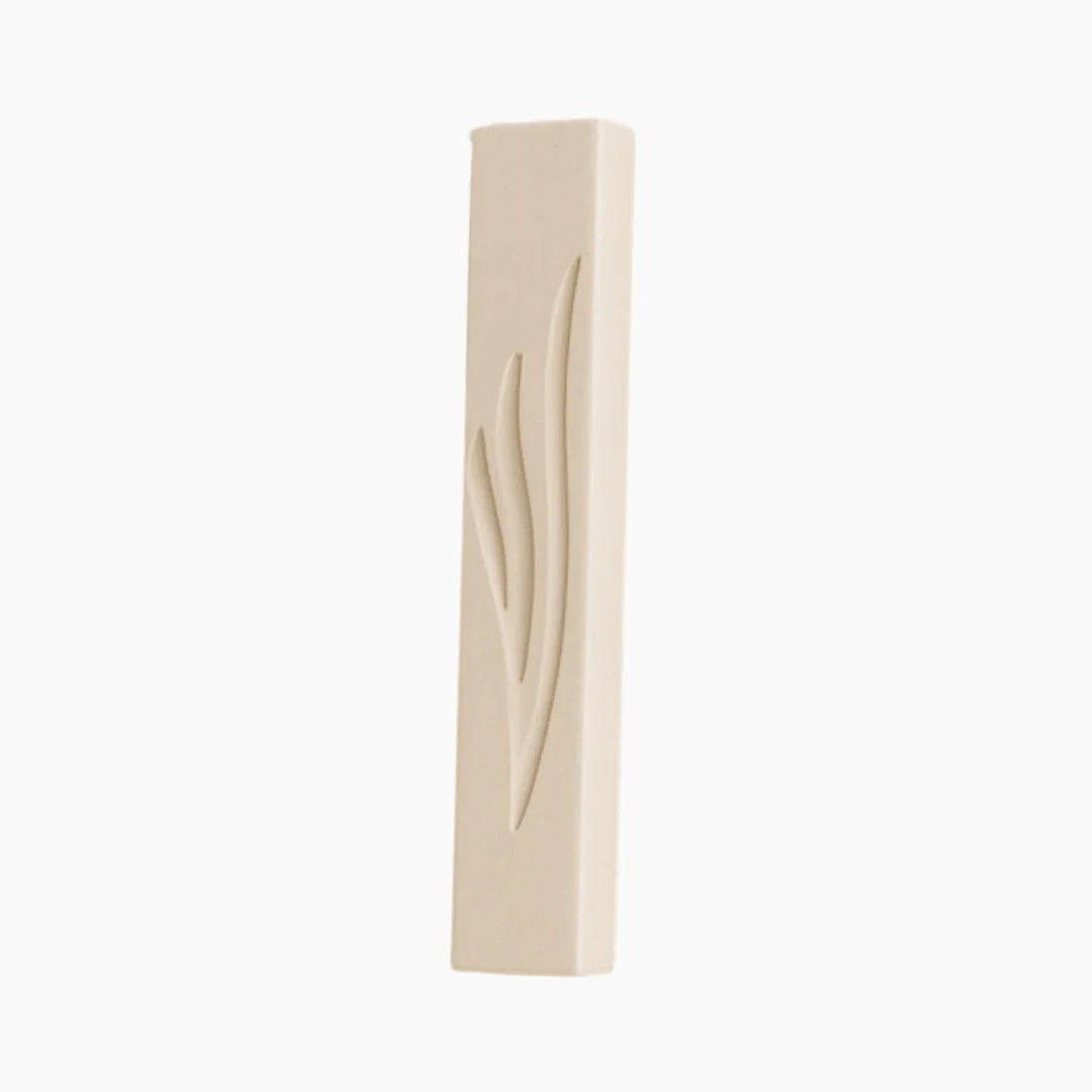 Shin Flame Mezuzah - Concrete Collection