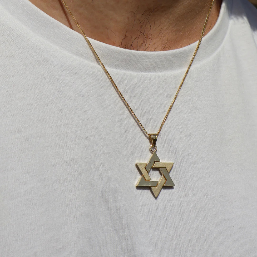 14K Gold Star of David