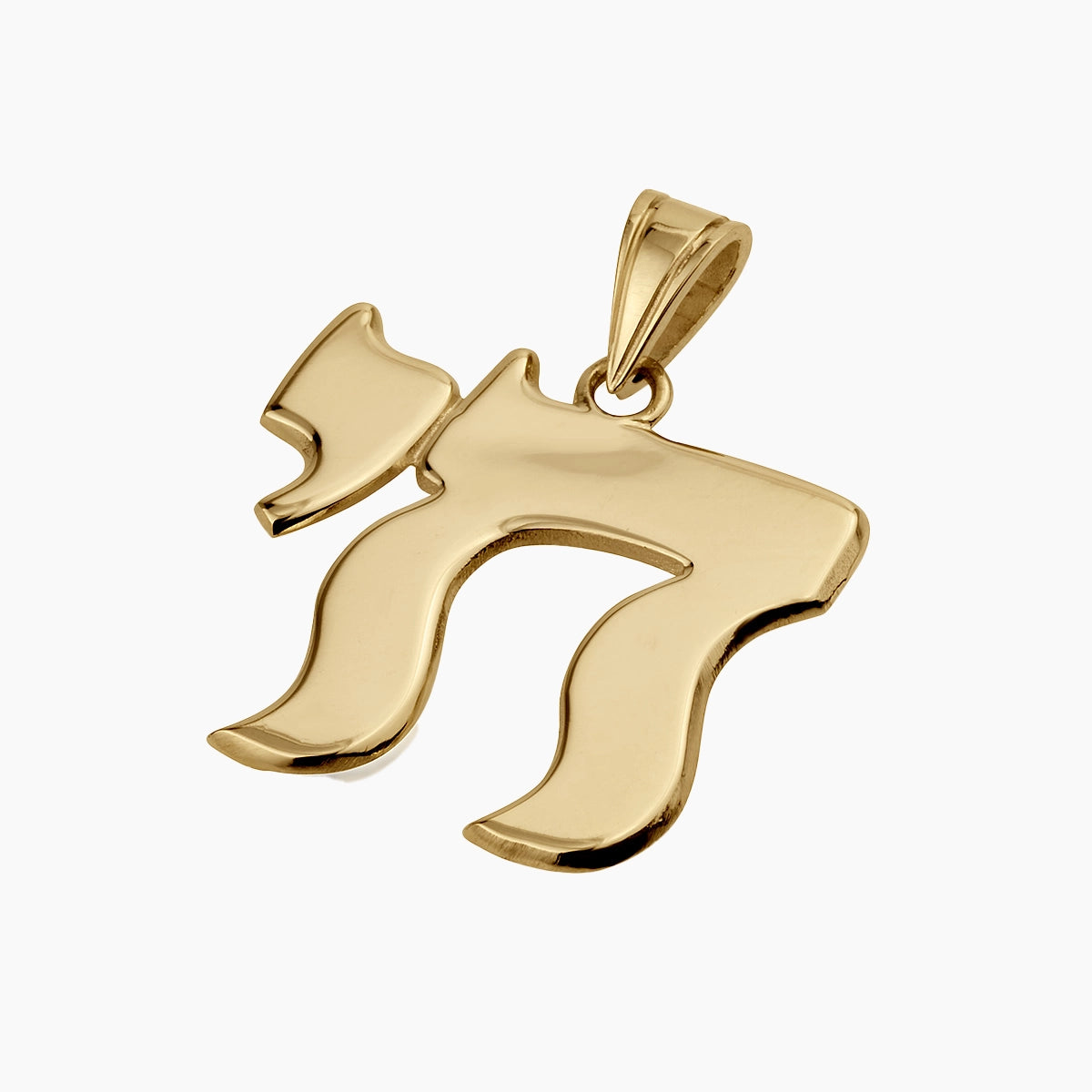 Blessed 14K Gold Chai Pendant