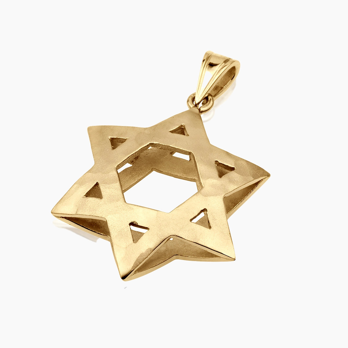 Sacred 14K Gold Star of David Pendant