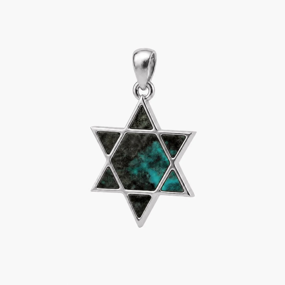 Ouro Branco 14K Azul Elétrico