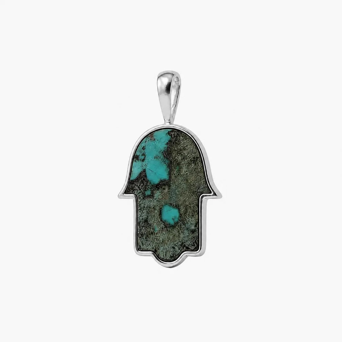 Ouro Branco 14K Azul Elétrico