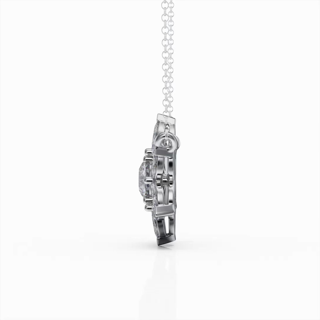 14k white gold