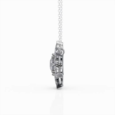 14k white gold