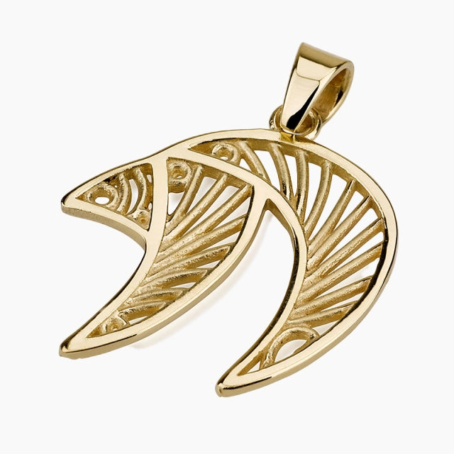 Heritage 14K Gold Chai Pendant